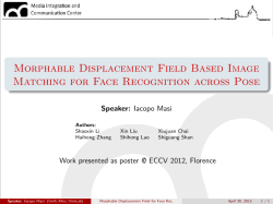Morphable Displacement Field Based Image Matching for Face