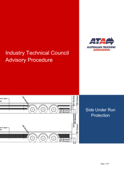 Side Under Run Protection - Australian Trucking Association