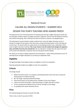 Teaching Hero Award Student Submission Form
