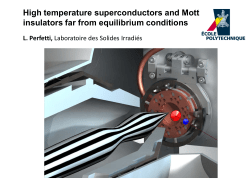 High temperature superconductors and Mott insulators far