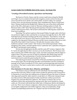 Lecture Guide Part II (Middle third of the course&mdash;for Exam #2