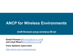 Satellite SP Strategy Update - 10 Oct 06