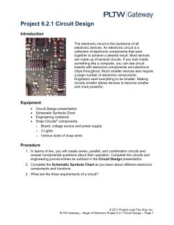 Project 6.2.1 Circuit Design