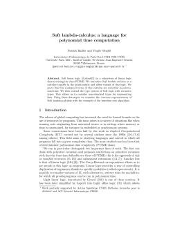Soft lambda-calculus: a language for polynomial time
