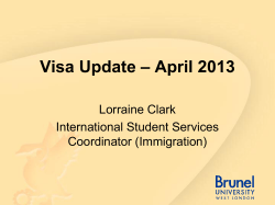 Changes to the UK Visa system
