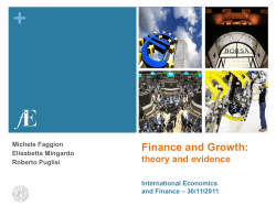 Influence of financial development on economic