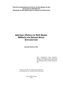 abstract models of noc-based mpsocs for design space exploration