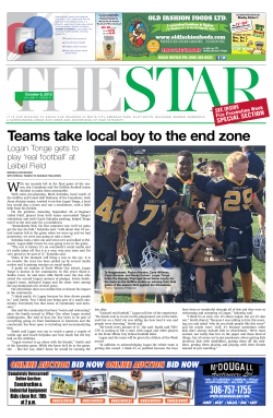 Teams take local boy to the end zone