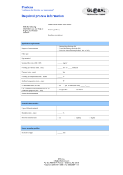 ProSens Online Emission Measuring