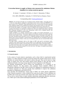 B. Geslot - IGORR - IGORR: International Group on Research Reactors