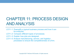 Process Design and Analysis