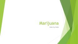 Student Teaching Marijuana PowerPoint