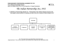 PPA LAW Tree Diagram Partners - Panchakshri`s Professional