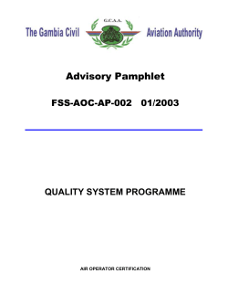 AC 120-59 - AIR CARRIER INTERNAL EVALUATION PROGRAMS