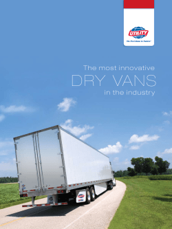 Dry vans - action utility