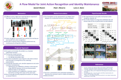 A Flow Model for Joint Action Recognition and