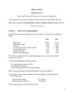 Ex Set 2 - Columbia Business School