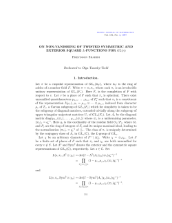 On Non-vanishing of Twisted Symmetric and