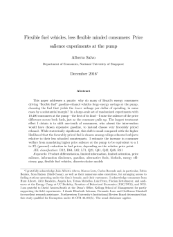 Flexible fuel vehicles, less flexible minded consumers: Price