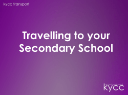 Public transport presentation