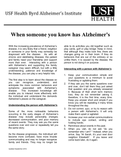 Eric Pfeiffer Suncoast Alzheimer`s and