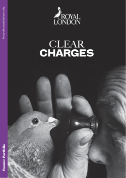 charges - Royal London for advisers