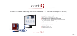 rapid functional mapping of the cortex using the electrocorticogram