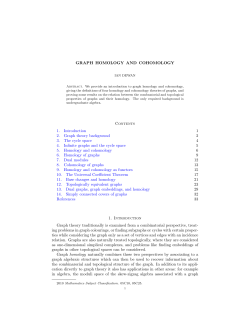 Graph homology and cohomology