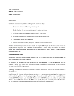 Title: Assignment II Reg. No: P58/76125/2012 Name: Koech Charles