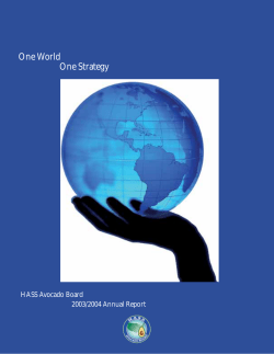 One World One Strategy