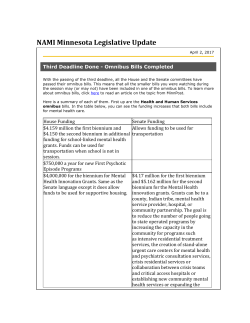NAMI Minnesota Legislative Update
