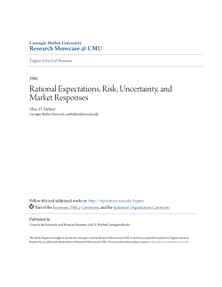 Rational Expectations, Risk, Uncertainty, and