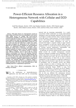 Power-Efficient Resource Allocation in a