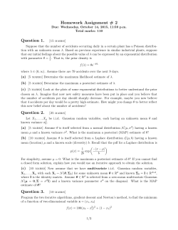 Homework Assignment # 2 Question 1. [15 marks] Question 2. [25