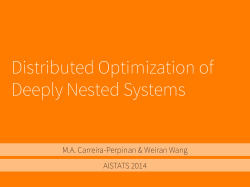 Distributed Optimization of Deeply Nested Systems