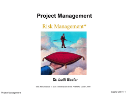 Intorduction to Project Management