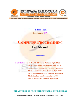 cp lab programs