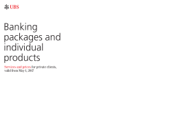 Services and prices for private clients