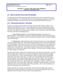 2.6 - tree planting tools and techniques