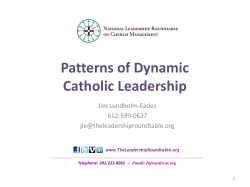 Jim Lundholm-Eades &ndash; 3.21.15 Presentation