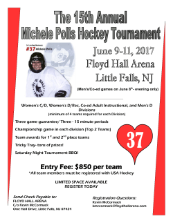 Entry Fee: $850 per team