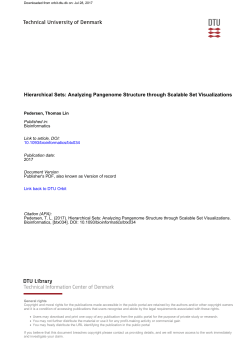 Hierarchical Sets: Analyzing Pangenome Structure