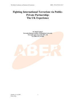 Fighting International Terrorism via Public