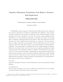 Imperfect Information Transmission from Banks to Investors