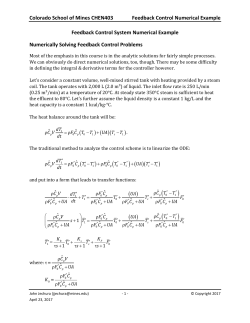 Introduction to Control Systems - Inside Mines