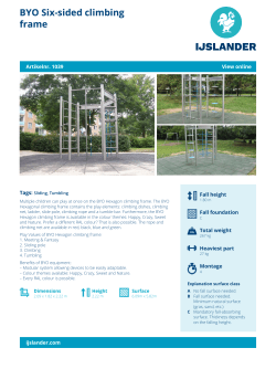 BYO Six-sided climbing frame