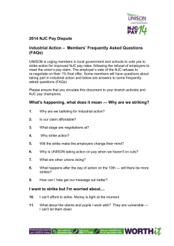 ballot and industrial action FAQs