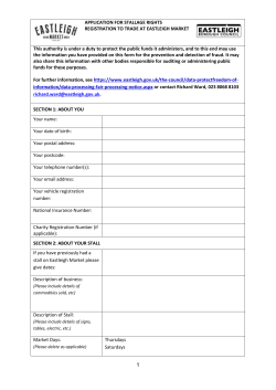 Eastleigh Market - Eastleigh Borough Council