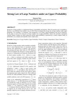Strong Law of Large Numbers under an Upper Probability