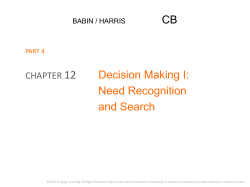 BABIN / HARRIS CONSUMER BEHAVIOR
